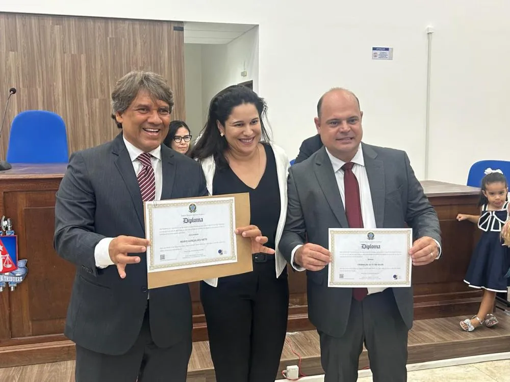 Frank Leite é diplomado para segundo mandato em Serra Preta