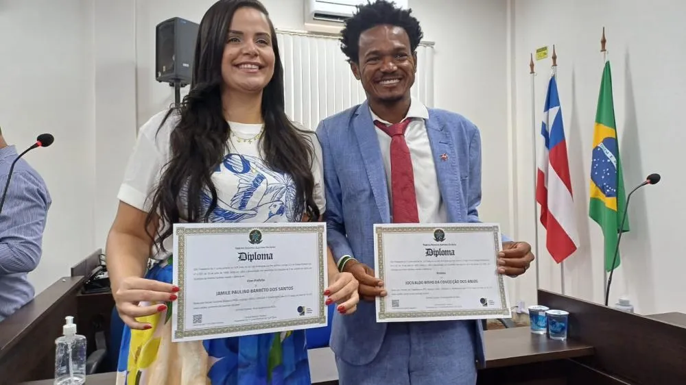 Jocivaldo e Jamile Paulino são diplomados para liderar Antônio Cardoso a partir de 2025