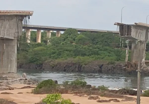 Ponte entre Tocantins e Maranhão desaba; uma morte é confirmada