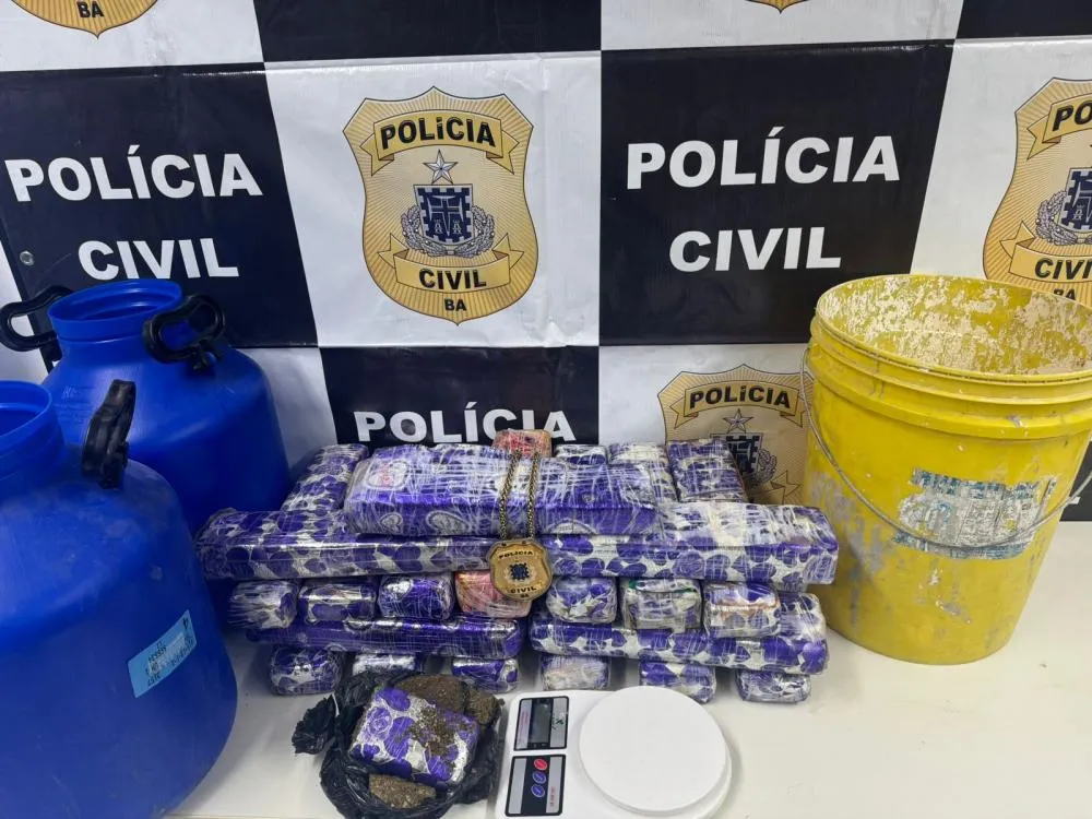 Traficante é preso com mais de 20 quilos de maconha no Sim