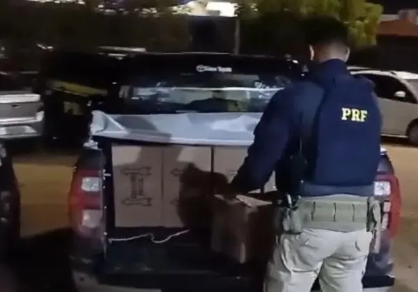 Mais de mil frascos de perfumes falsificados são apreendidos pela PRF na Bahia