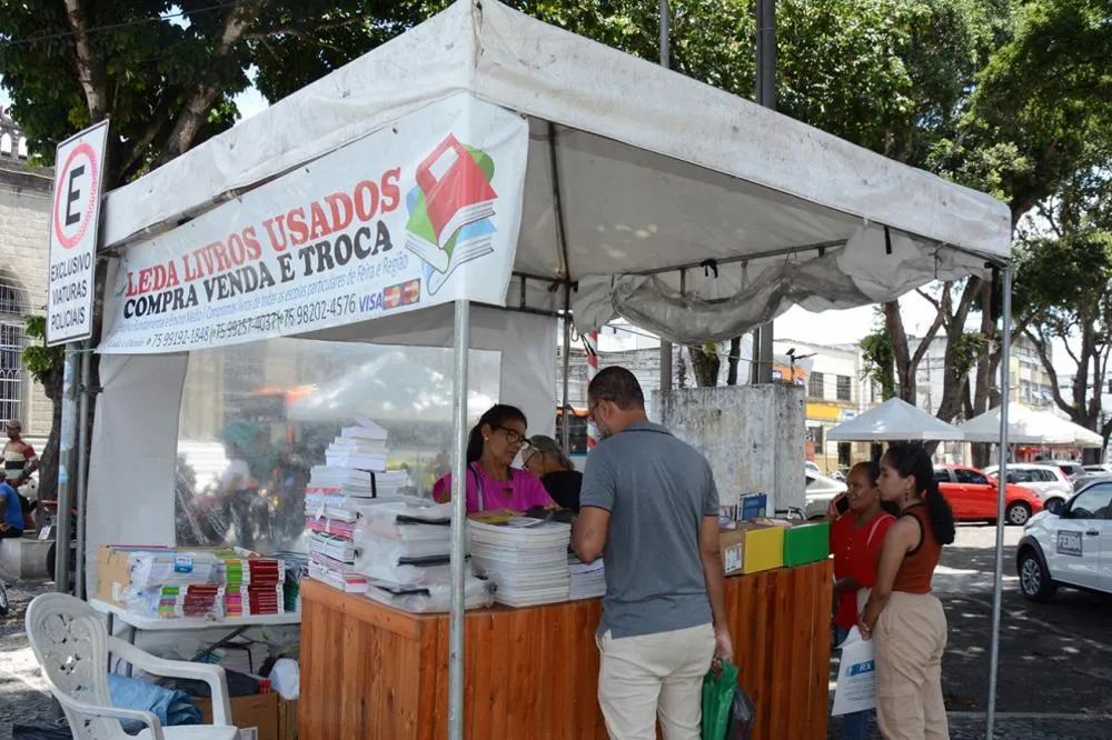 Feira do Livro Usado: Economia para pais e expectativa de boas vendas