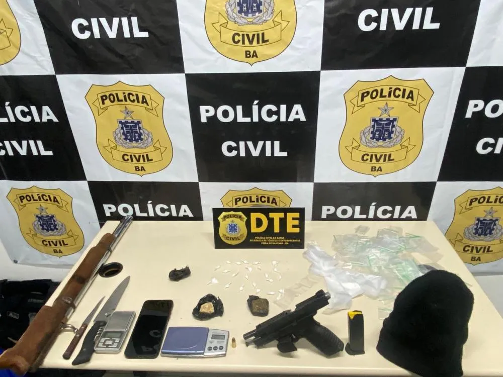 Líder do tráfico no bairro Irmã Dulce é preso em Feira de Santana