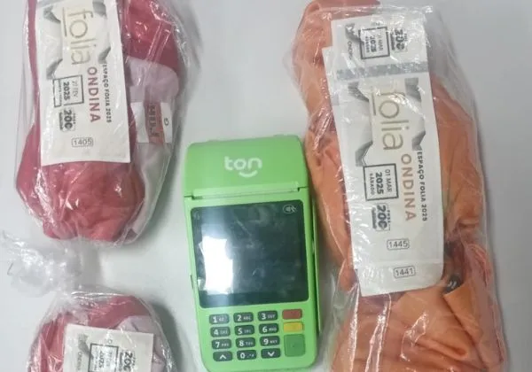 Homem é preso por venda ilegal de abadás do camarote da Polícia Militar