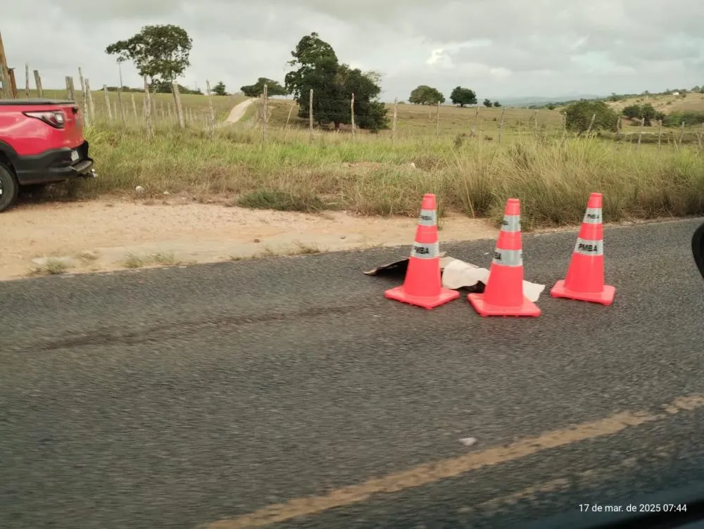Motociclista morre em acidente na BA-502, em São Gonçalo dos Campos