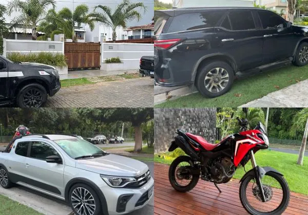 Carrões, relógios e celulares estão entre itens apreendidos em ação contra rifeiros e PMs