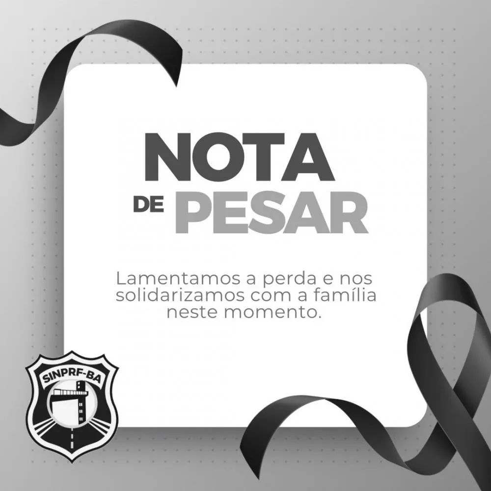  Sindicato lamenta o falecimento de três agentes da PRF no Rio de Janeiro