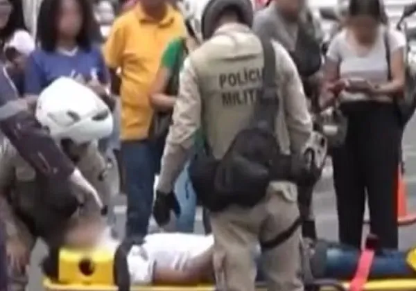 Estudantes são atropeladas por motociclista sem habilitação