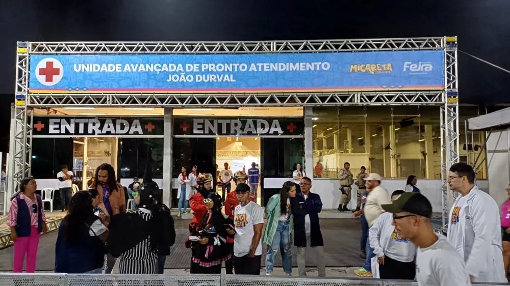 Secretário avalia positivamente estrutura de saúde da Micareta e anuncia novo hospital com mais de 100 leitos em Feira