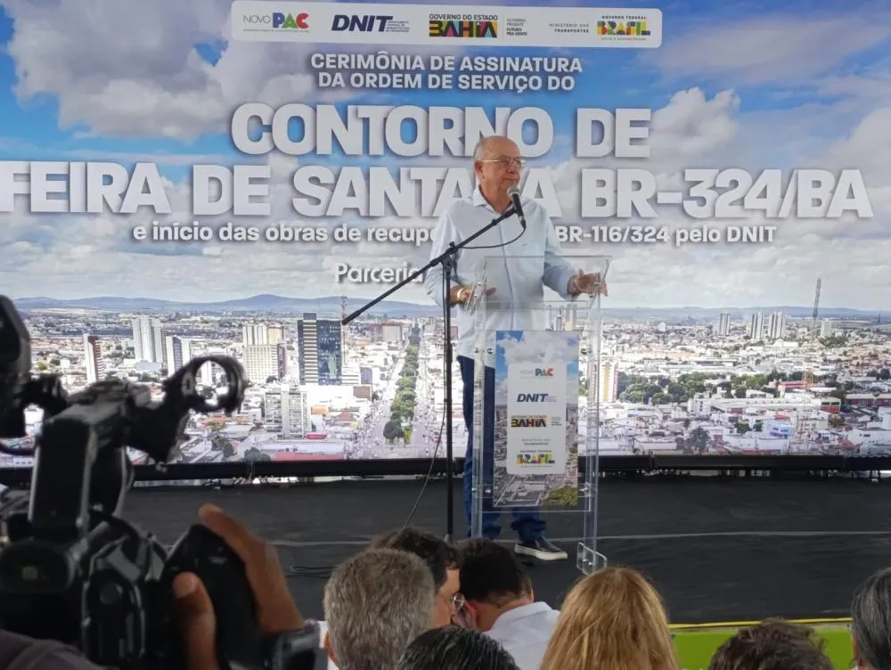  José Ronaldo agradece início da duplicação do Contorno Norte e alerta sobre riscos de alagamento em Feira de Santana