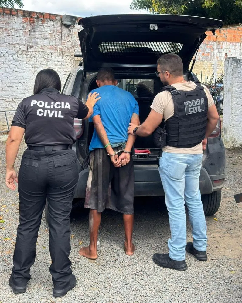 Homem é preso em flagrante por estuprar mulher com deficiência em Santo Estêvão