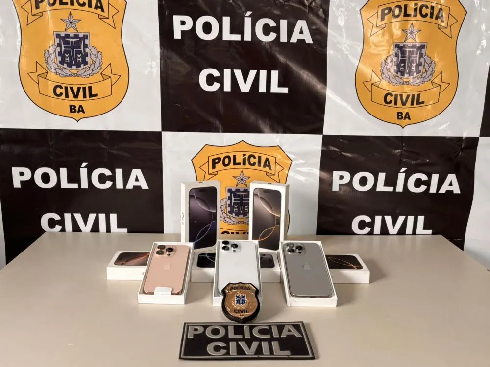 PC recupera carga de celulares avaliada em R$ 35 mil 