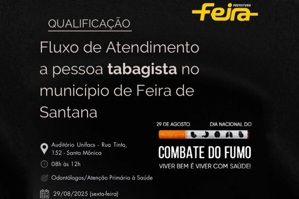 Feira promove capacitação para cirurgiões dentistas no Dia Nacional de Combate ao Fumo