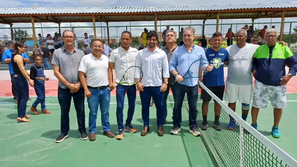Lagoa Grande Inaugura Complexo Esportivo com quadras de tênis, e beach tennis e obras de Infraestrutura