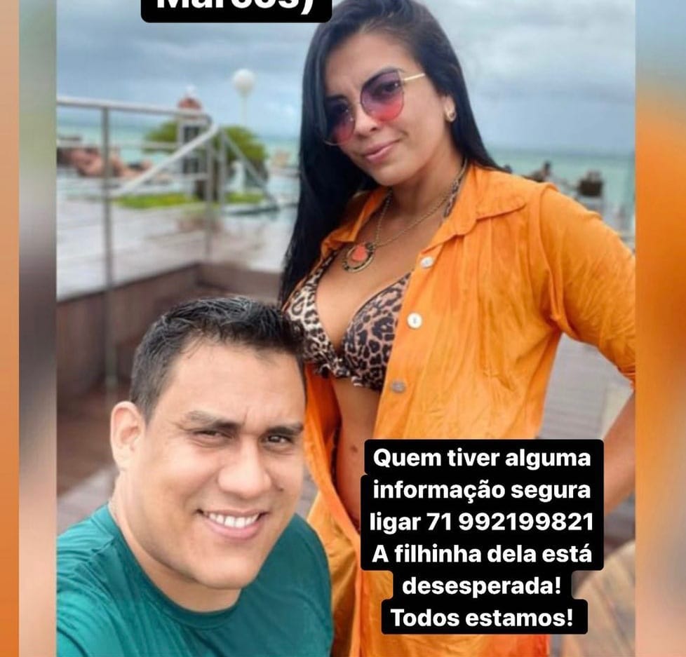 Policia procura por mulher desaparecida desde domingo em Feira de Santana.