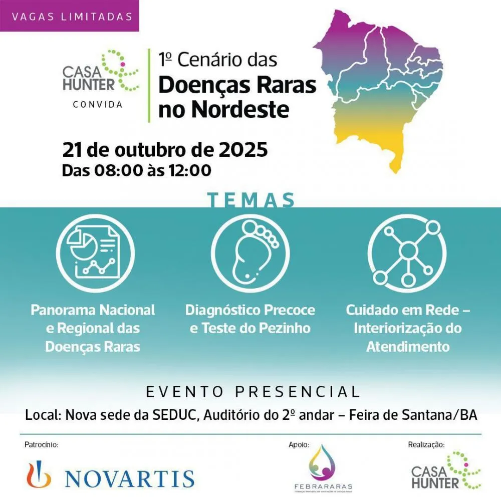 Feira de Santana recebe 1º Cenário das Doenças Raras no Nordeste