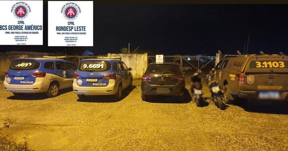 PM recupera quatro veículos roubados em Feira de Santana