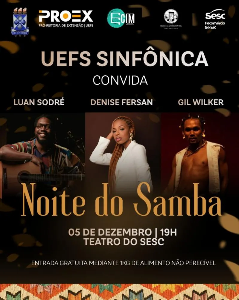 Orquestra da Uefs se apresenta no Teatro do Sesc, nesta sexta