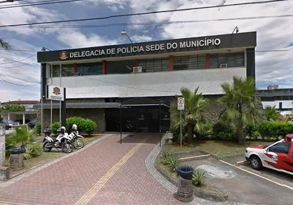 Delegacia Sede de Praia Grande (Google Street View/Reprodução)