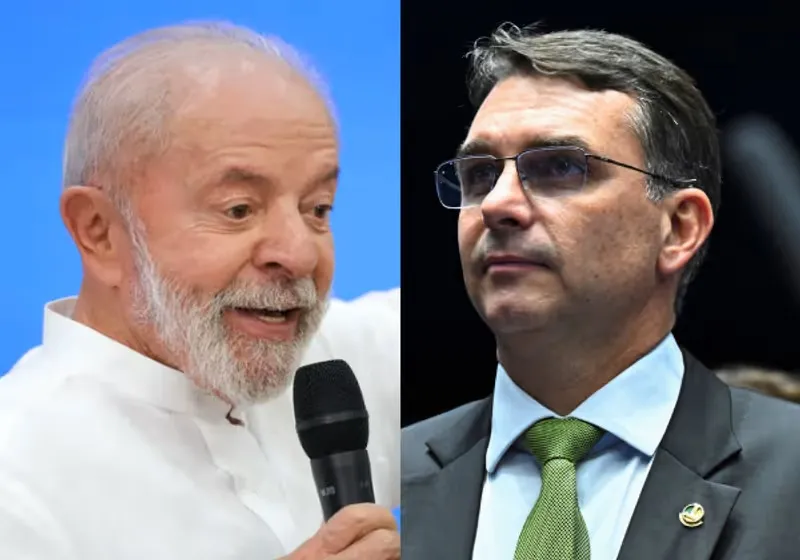 Lula abre vantagem sobre Flávio Bolsonaro e lidera corrida presidencial