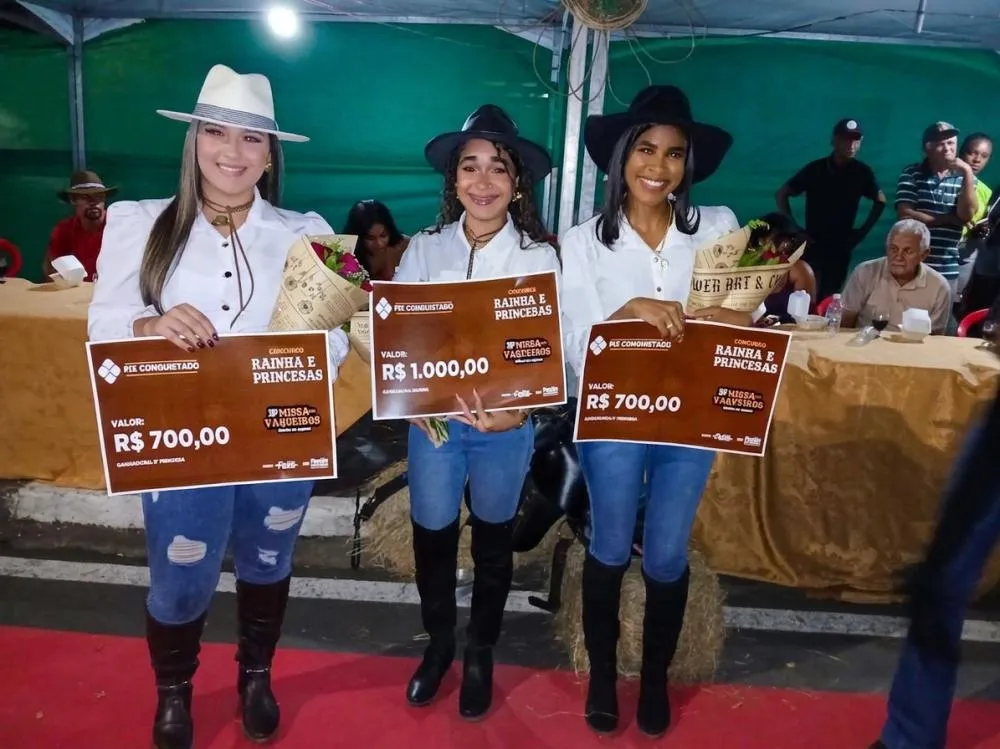 Eleitas majestades da 39ª Missa do Vaqueiro de Jaguara