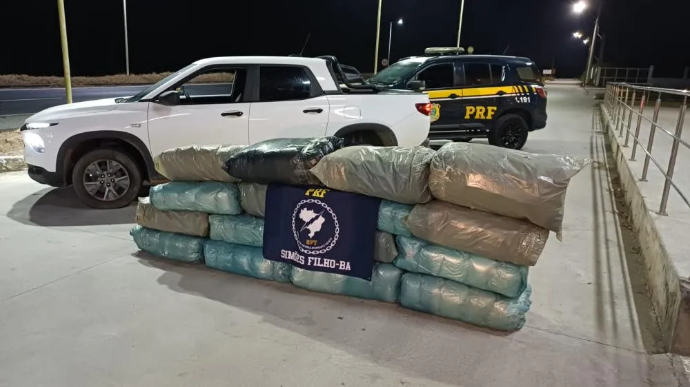PRF apreende 140 kg de substância análoga à maconha na BR-324