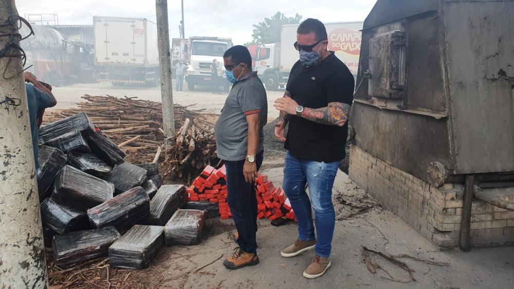 DTE/Draco incinera duas toneladas de maconha nesta terça.