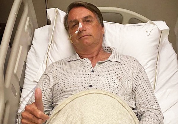 Boletim médico de Bolsonaro aponta ‘melhora clínica após passagem da sonda’