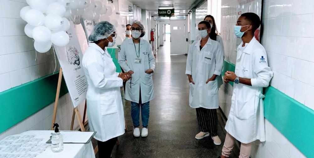 No Hospital da Mulher, Janeiro Branco alerta para o autocuidado