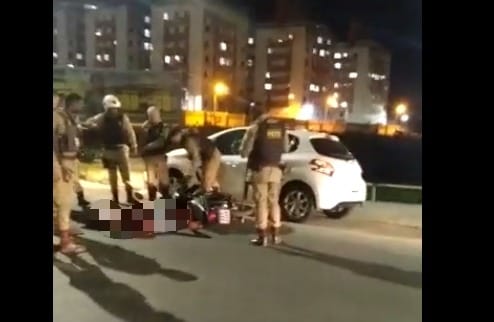 Pfem reage a tentativa de roubo e atira em bandido.