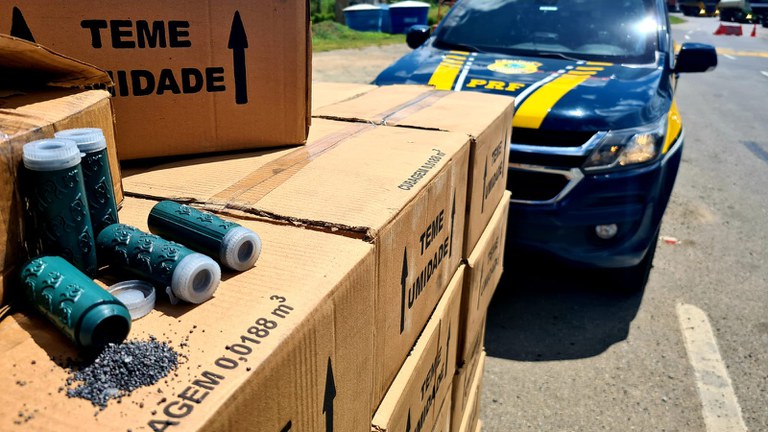 PRF apreende mais de 1 tonelada de material explosivo, em Jequié;