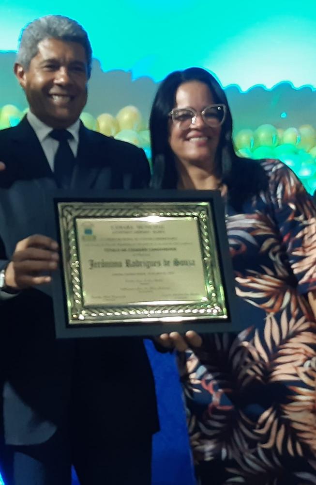 Pré candidato ao governo do estado Jerônimo recebe titulo de Cidadão Cardosense, e destaca investimentos para Feira