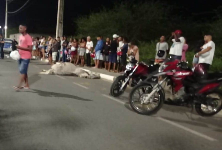 Entregador morre após atropelar cavalo na Ayrton Sena