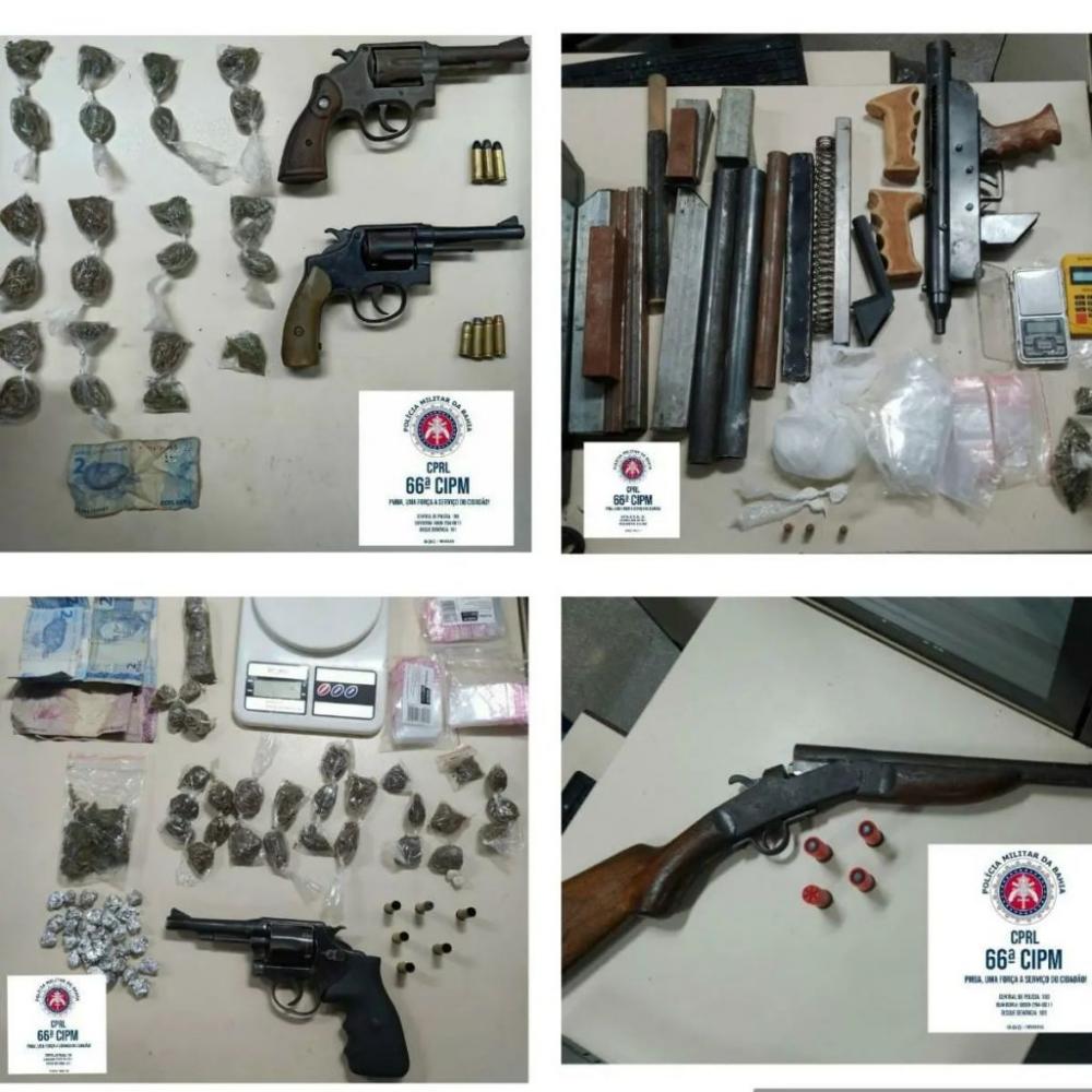 : Polícia Militar apreende 15 armas de fogo na região leste neste final de semana