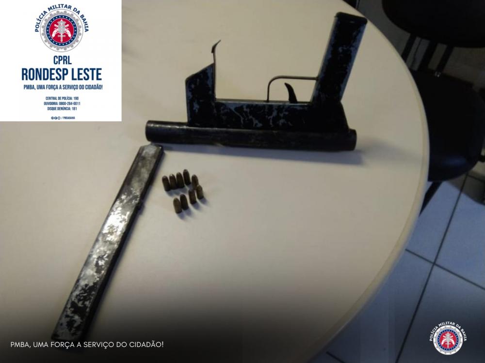 Rondesp Leste apreende submetralhadora no distrito de Humildes