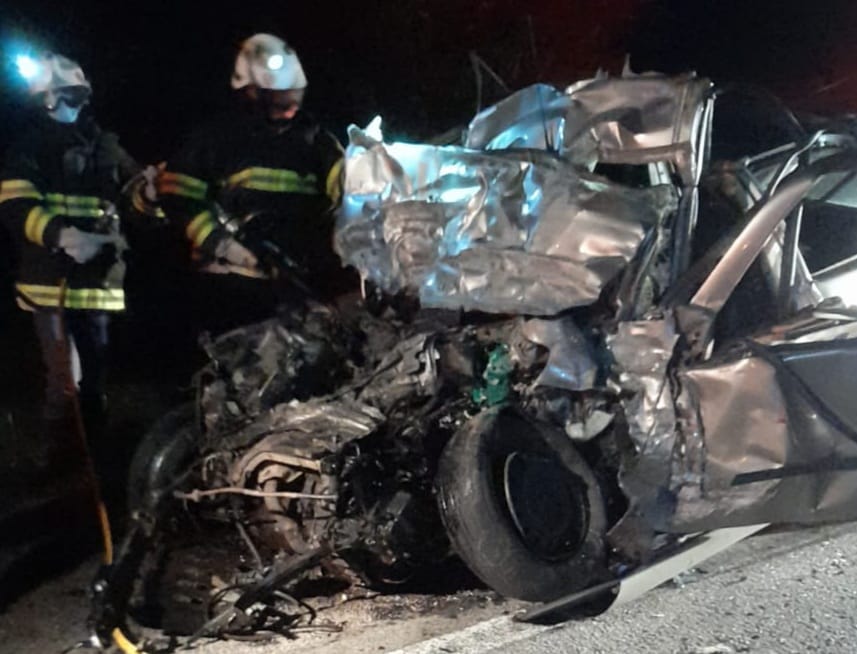 Batida mata cinco pessoas da mesma família entre Tanquinho e Feira de Santana.