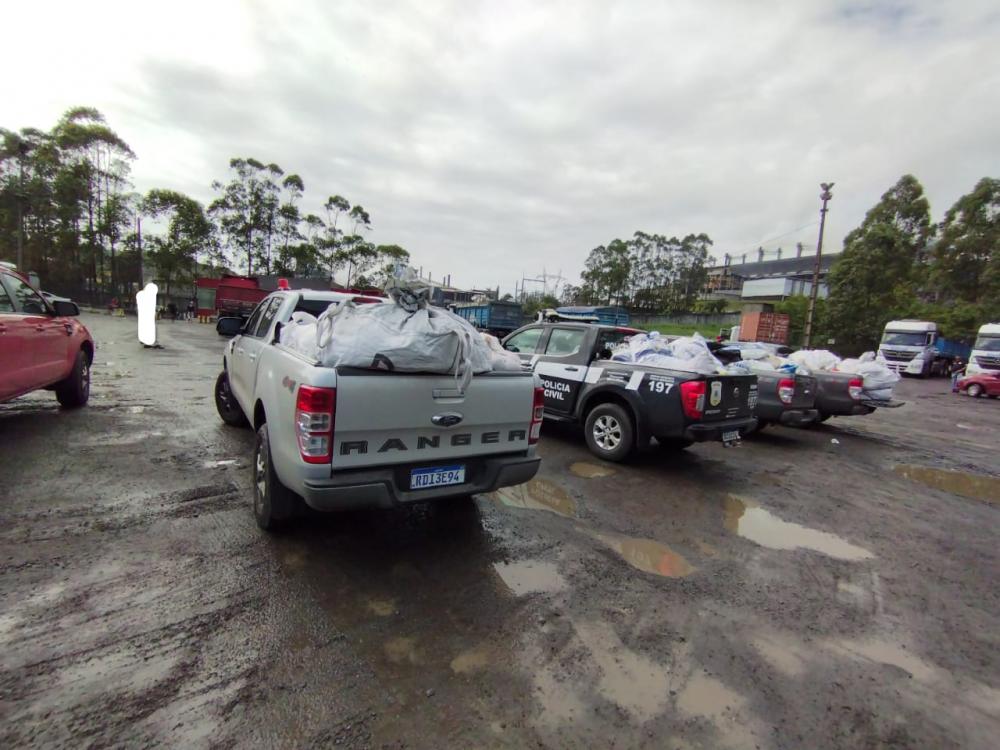 Cinco toneladas de drogas incineradas pela Polícia Civil