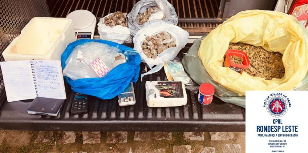 Rondesp apreende 440 porções de maconha no bairro Viveiros