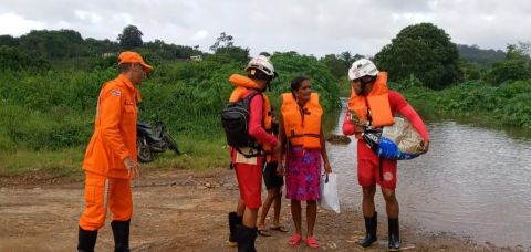 Mais de 65 mil pessoas são atingidas pelas fortes chuvas no interior