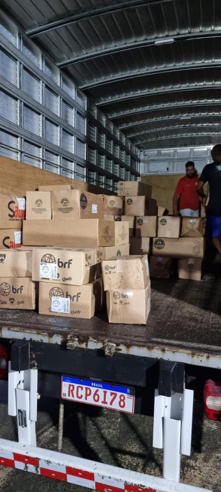 Decarga recupera mais de 10 toneladas de produtos sadia e perdigão em Feira de Santana