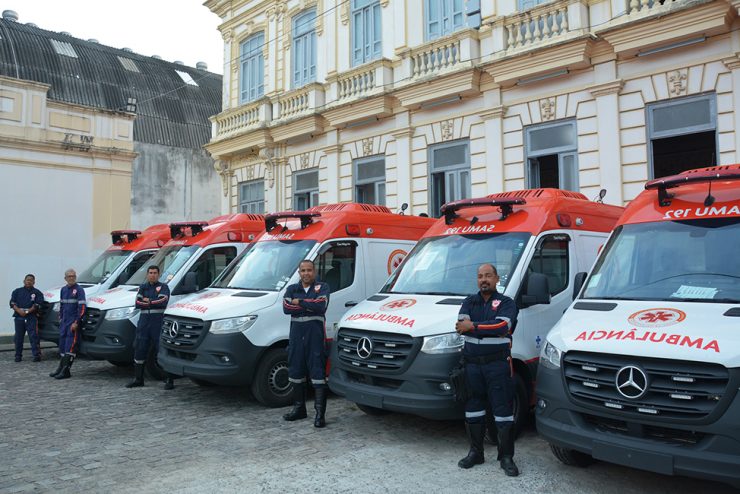 Novas ambulâncias são incorporadas à frota do SAMU
