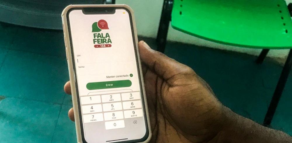 voltar Visita de agente de endemias pode ser agendada pelo aplicativo Fala Feira