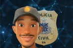 Policial virtual ajuda população a acessar serviços no Carnaval