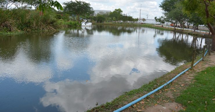 Contaminada por bactéria da cólera, lagoa do Parque Erivaldo Cerqueira é interditada