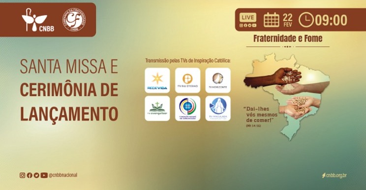 Na Quarta-feira de Cinzas, CNBB lança campanha contra a fome