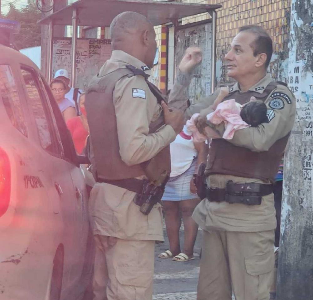 PM resgata bebê recém-nascido abandonado no Jardim Cruzeiro