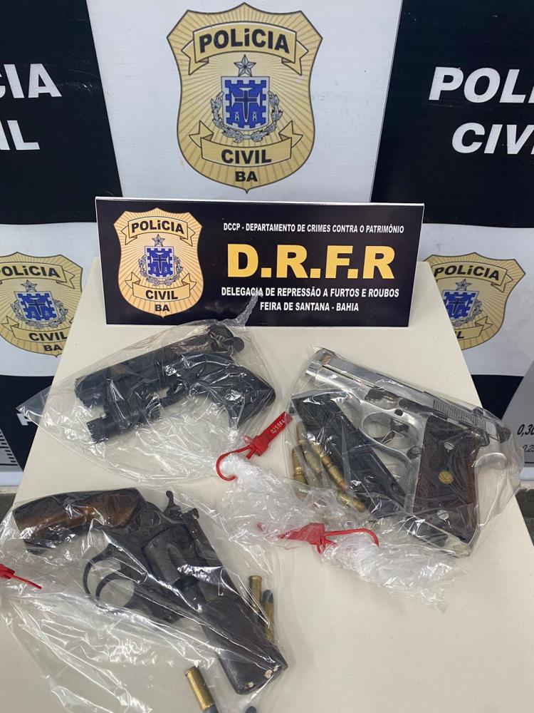 Polícia Civil prende acusados de assaltos no Tomba