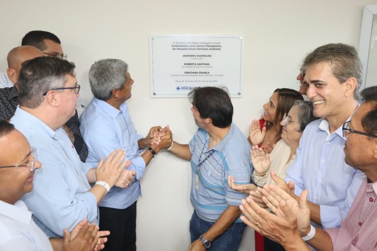 Governador inaugura ampliação do Clériston Andrade e autoriza intervenções nas áreas de saúde e segurança pública