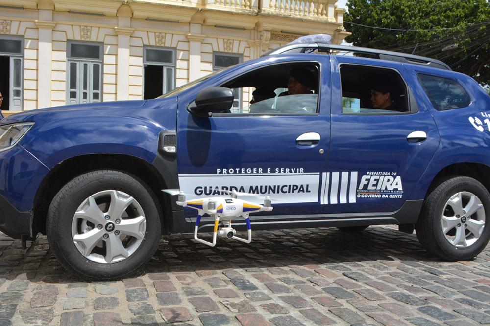 Guarda Municipal utiliza drones para planejamento e mapeamento de áreas da Micareta