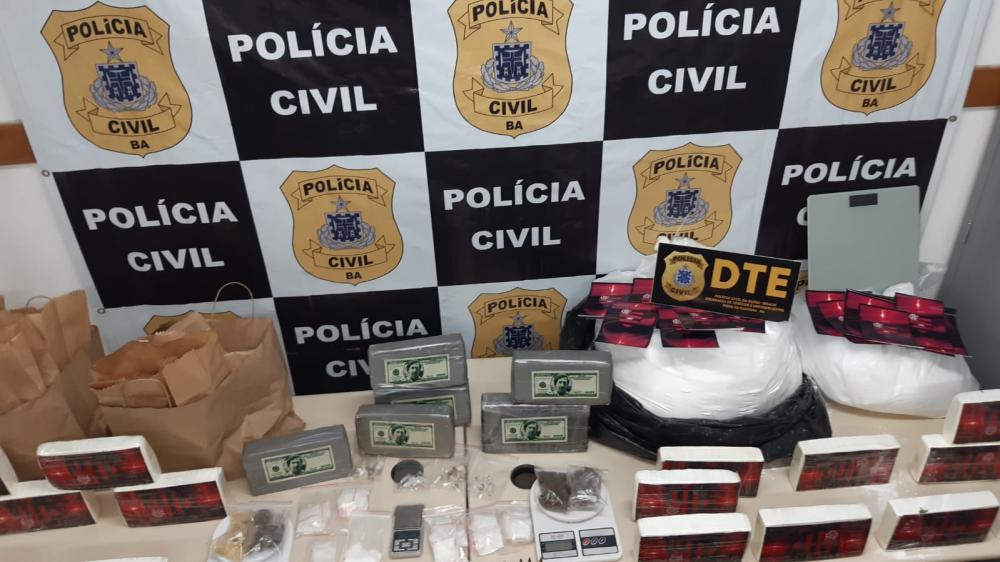 DTE apreende mais 30 kg drogas que seriam comercializada na Micareta em condomínio no bairro Papagaio 